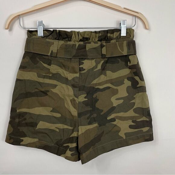 Lovers + Friends Delphine Tie Waist Camo Shorts Size Small NEW - Picture 3 of 7